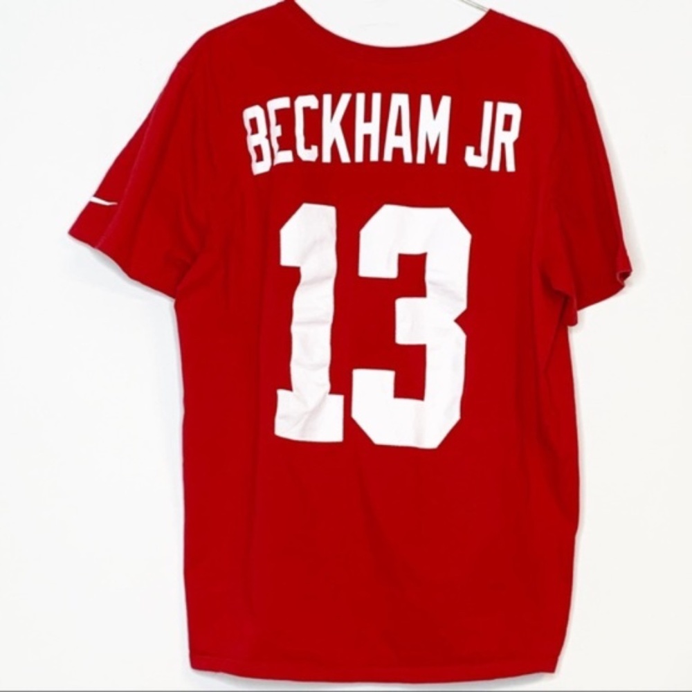 Men's New York Giants Odell Beckham Jr Nike Red